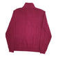 Mens Burgundy Nautica  Quarter Zip Jumper