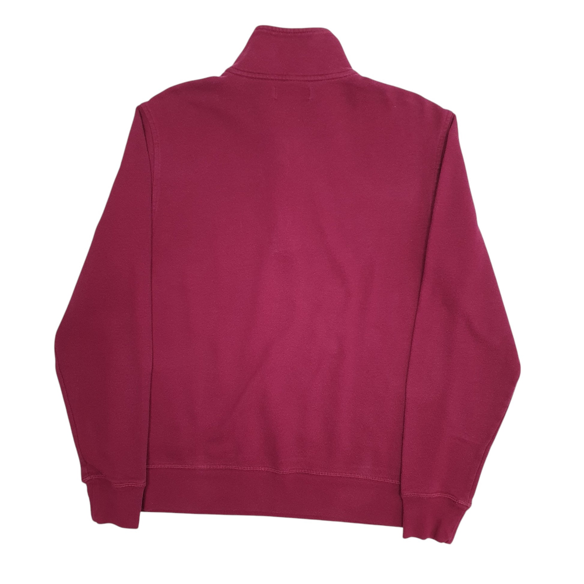 Mens Burgundy Nautica  Quarter Zip Jumper