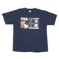 Mens Navy Champion Vintage 00s NBA Short Sleeve T Shirt