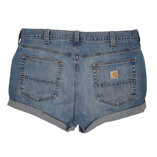 Womens Blue Carhartt   Shorts