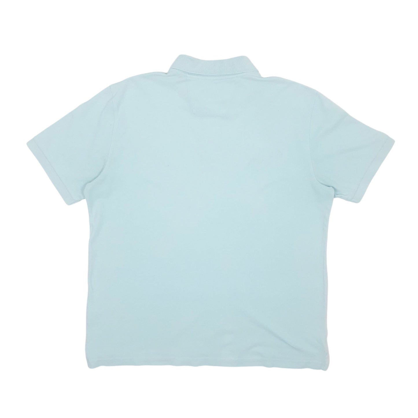 Mens Blue Nautica  Hoodie Polo Shirt