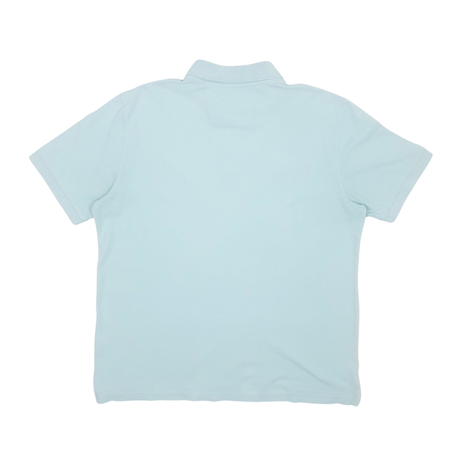 Mens Blue Nautica  Hoodie Polo Shirt