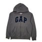 Womens Grey GAP Hoodie Full Zip Jumper
