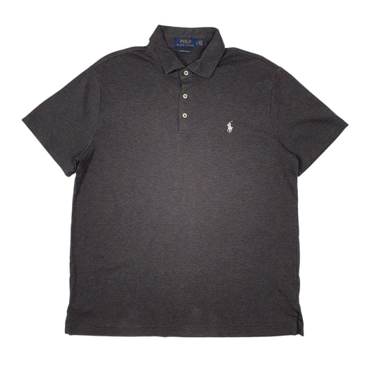 Mens Grey Polo Ralph Lauren  Short Sleeve Polo Shirt