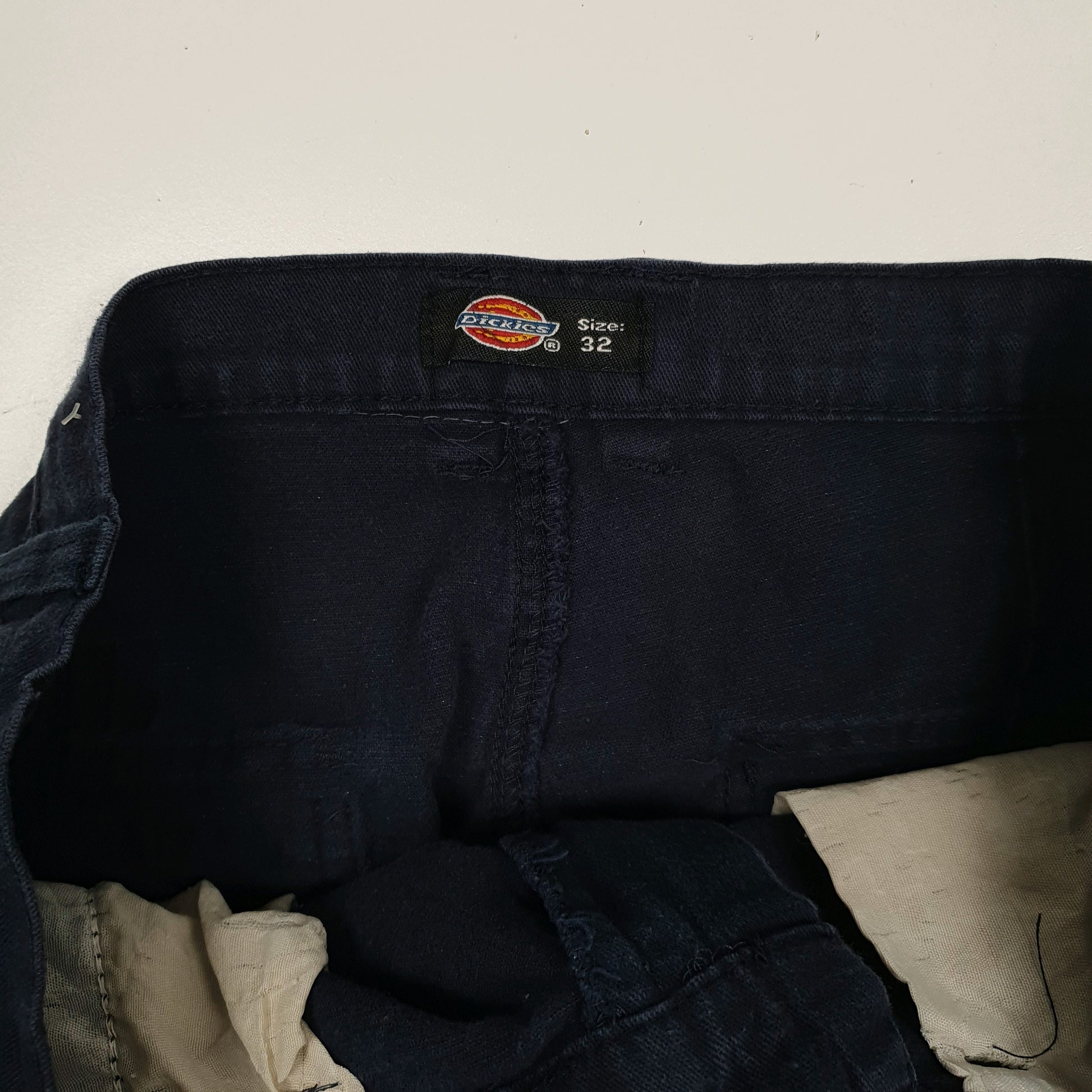 Mens Navy Dickies Workwear  Trousers