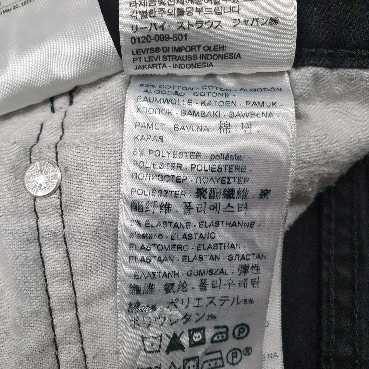 Mens Black Levis   Jeans