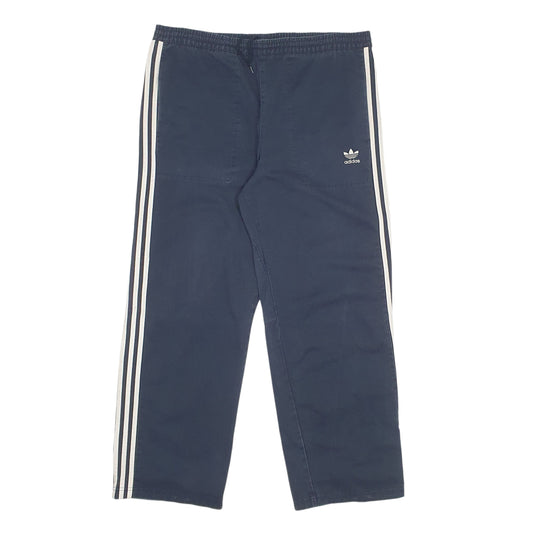 Mens Navy Adidas Vintage 90s 00s Jogger Trousers