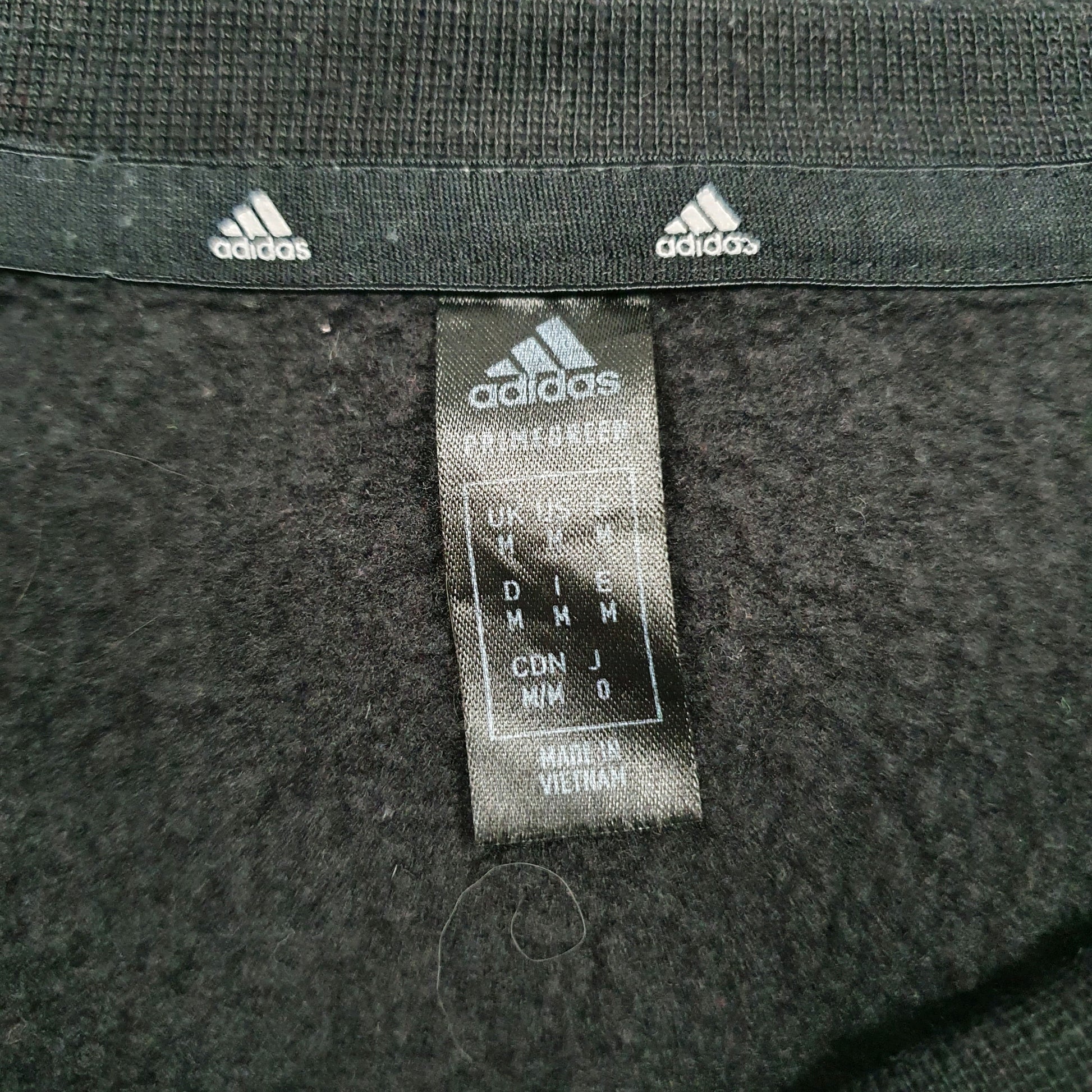 Mens Black Adidas  Crewneck Jumper