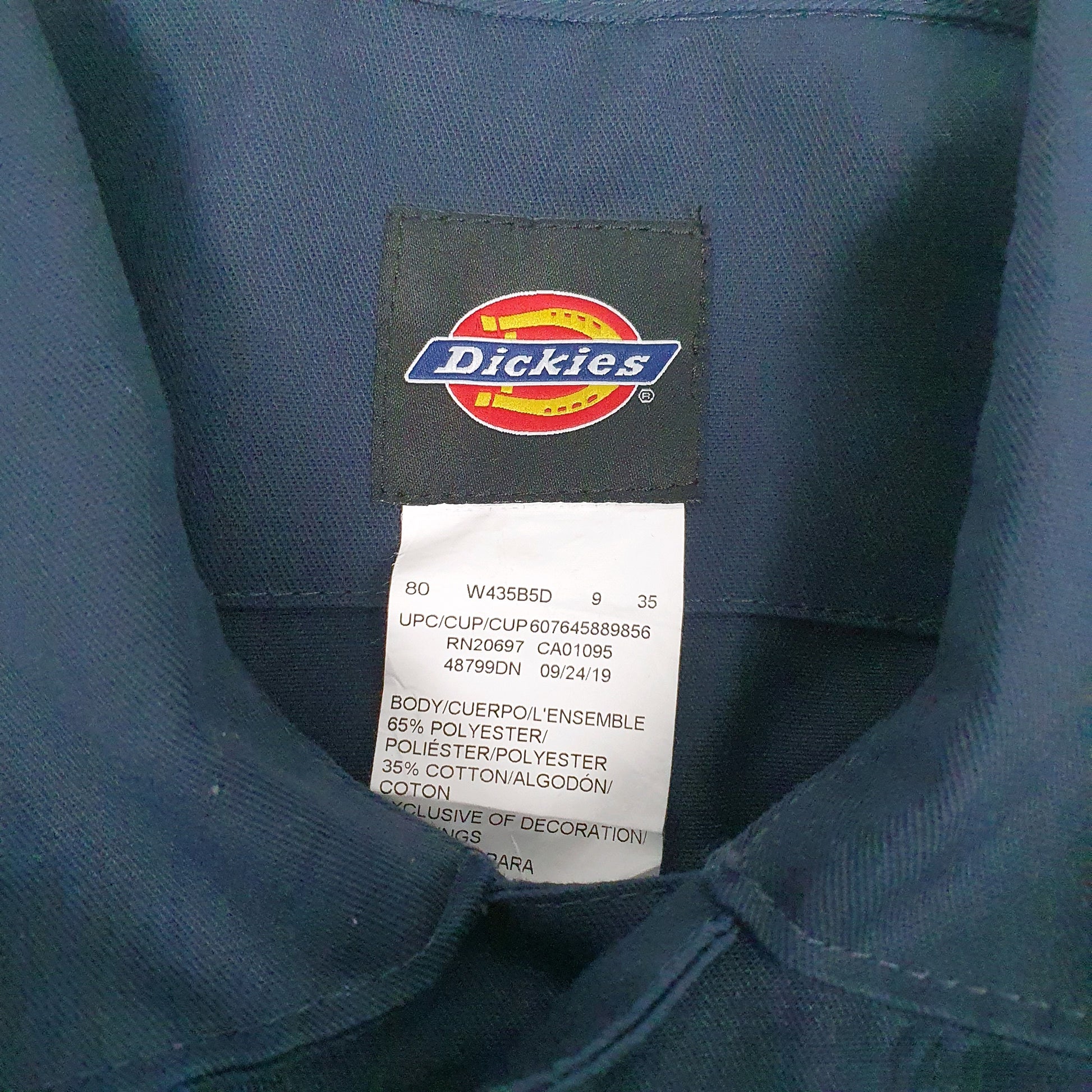 Mens Navy Dickies   Coat