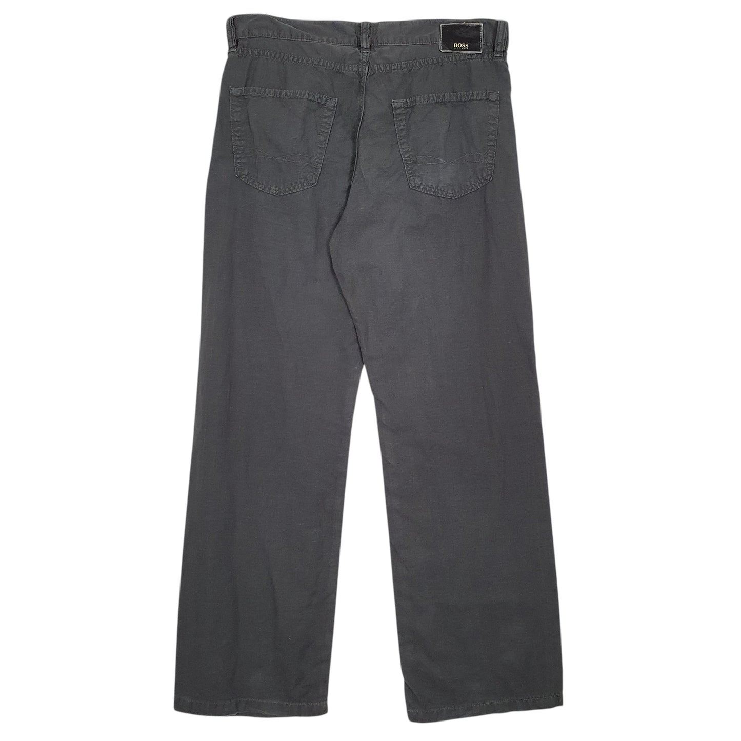 Mens Grey Hugo Boss Texas  Trousers
