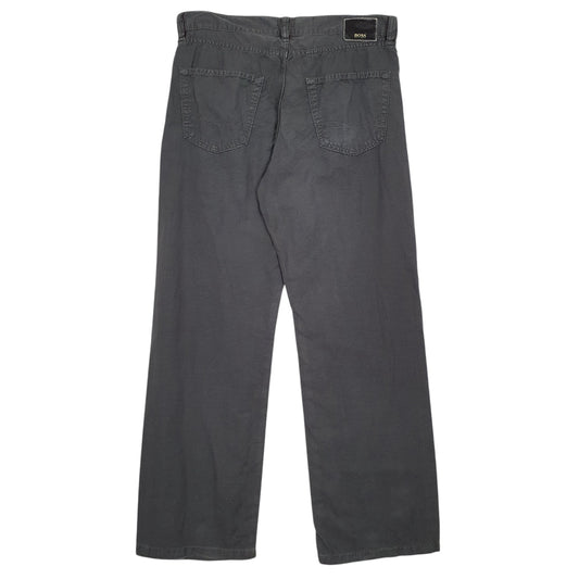 Mens Grey Hugo Boss Texas  Trousers