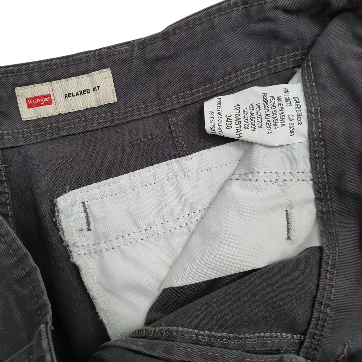 Mens Grey Wrangler   Trousers