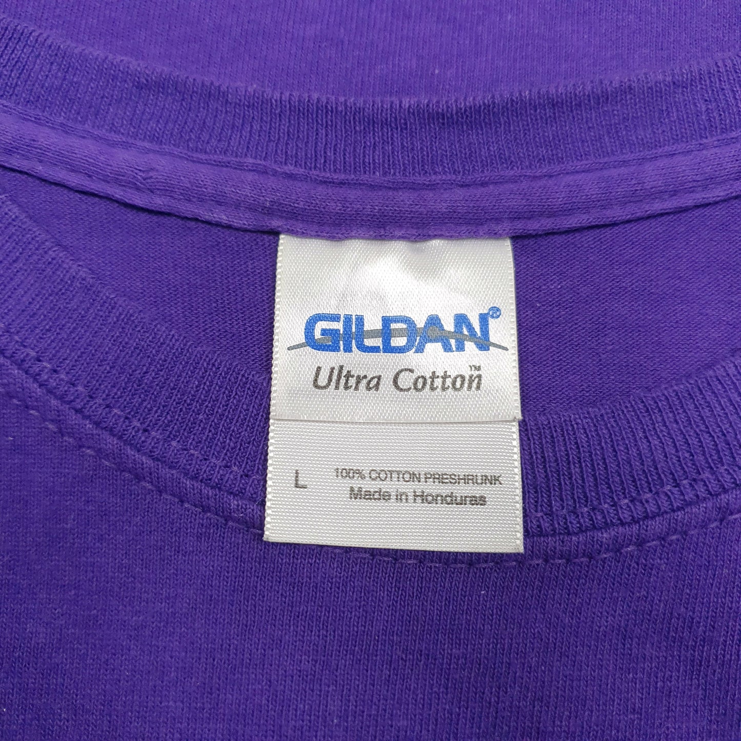 Mens Purple Gildan   T Shirt