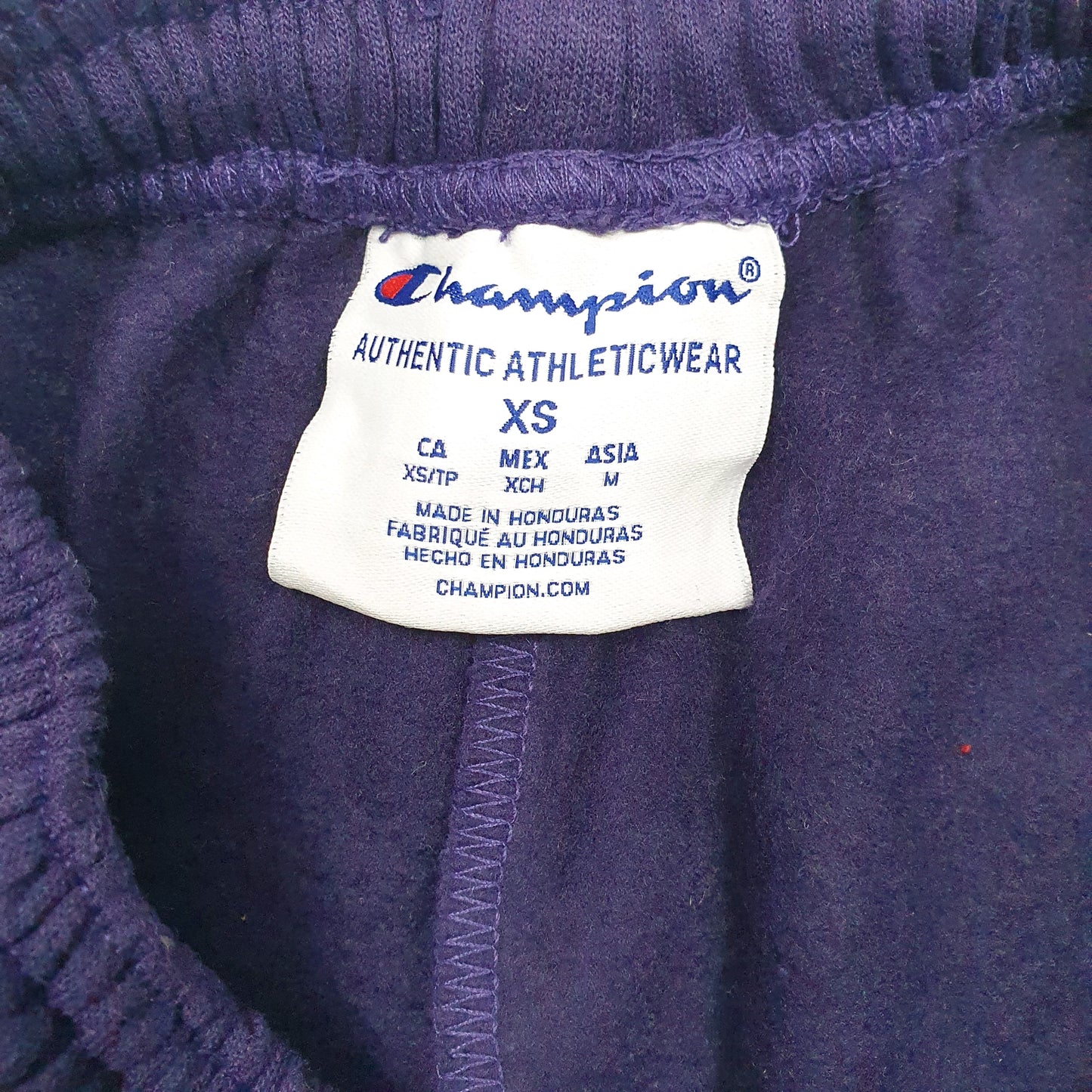 Womens Purple Champion NYU Elasticated Waist  Trousers