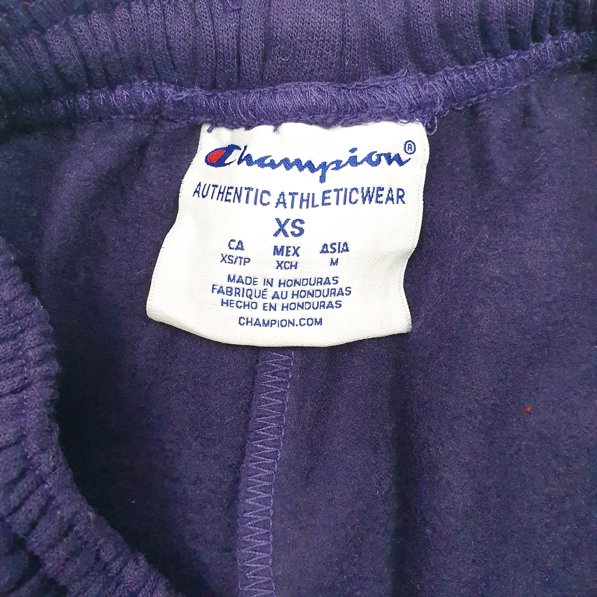 Womens Purple Champion NYU Elasticated Waist  Trousers