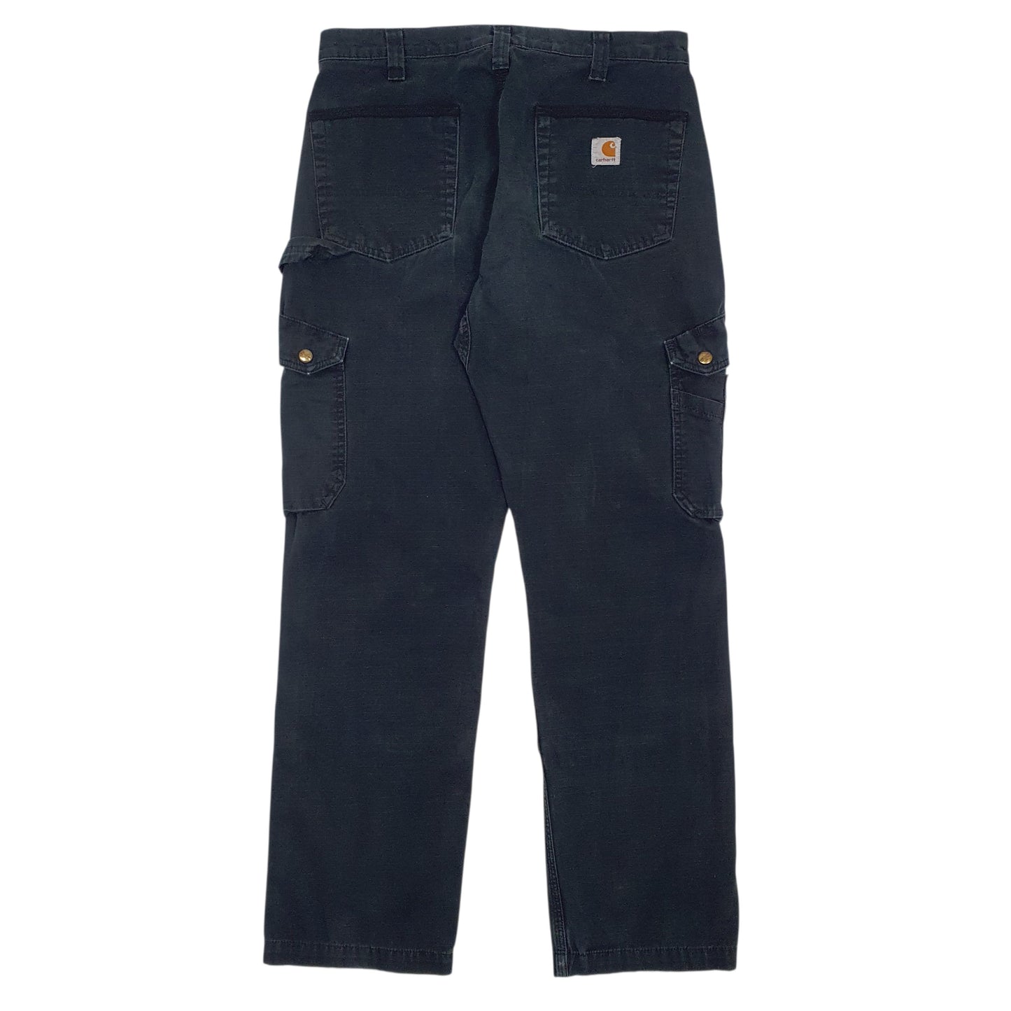 Mens Black Carhartt   Trousers