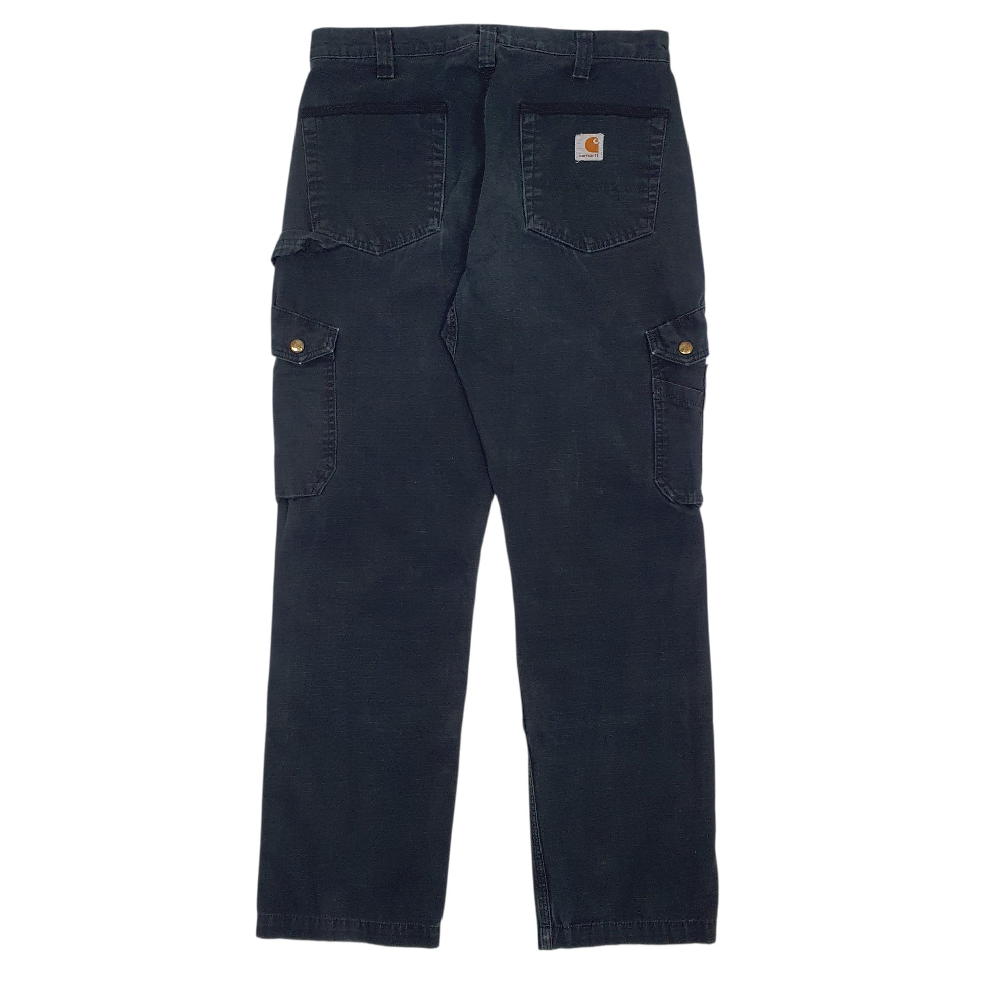 Mens Black Carhartt   Trousers