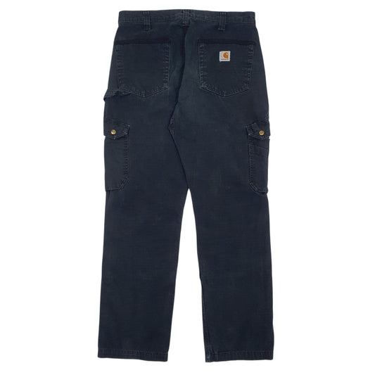 Mens Black Carhartt   Trousers