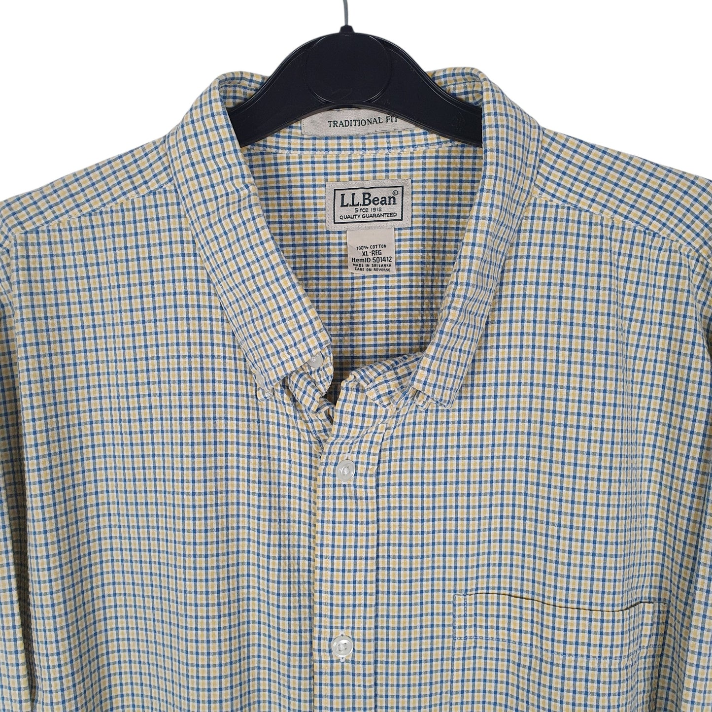 Mens Yellow L.L.Bean   Shirt