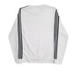 Mens White Adidas Primegreen Crewneck Jumper