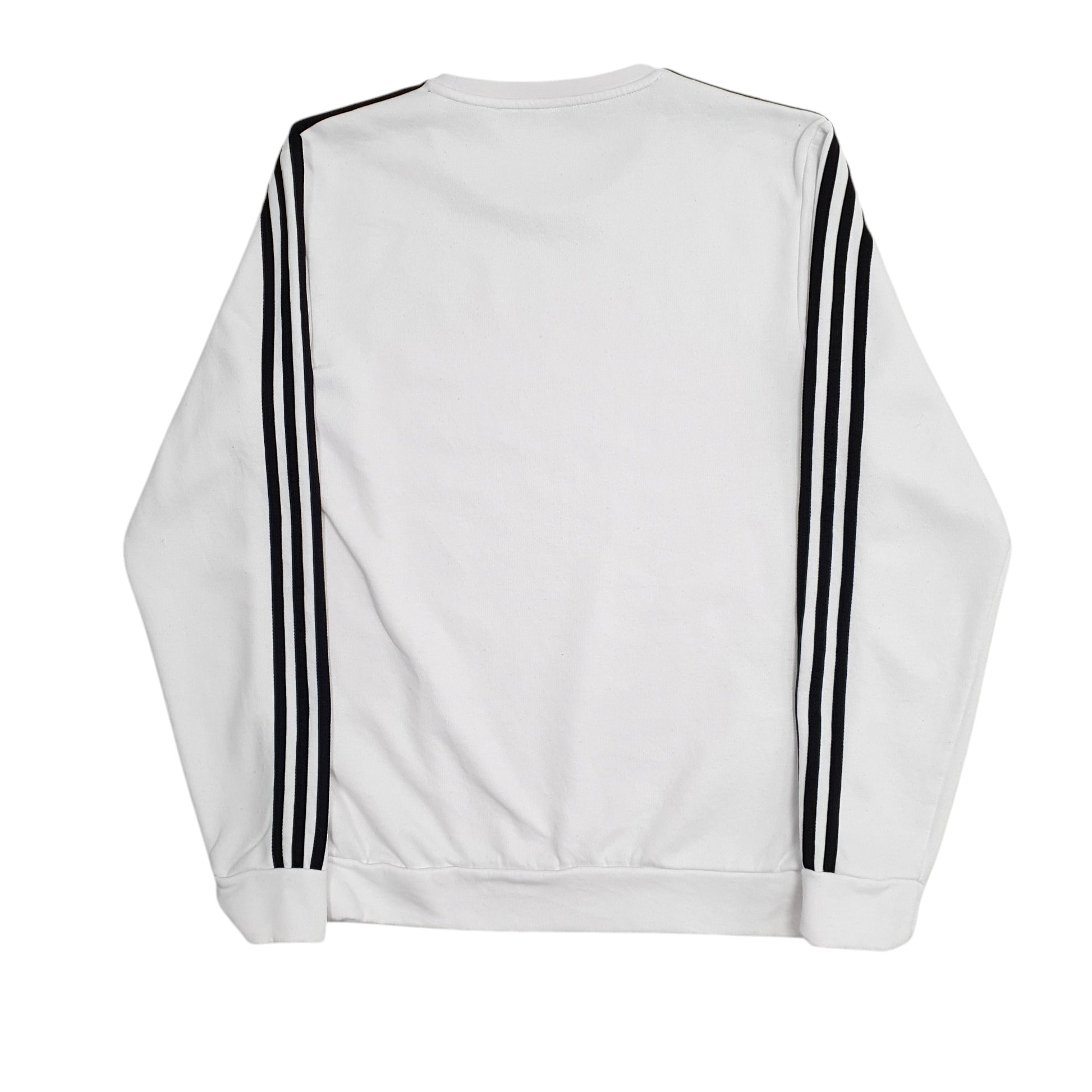 Mens White Adidas Primegreen Crewneck Jumper