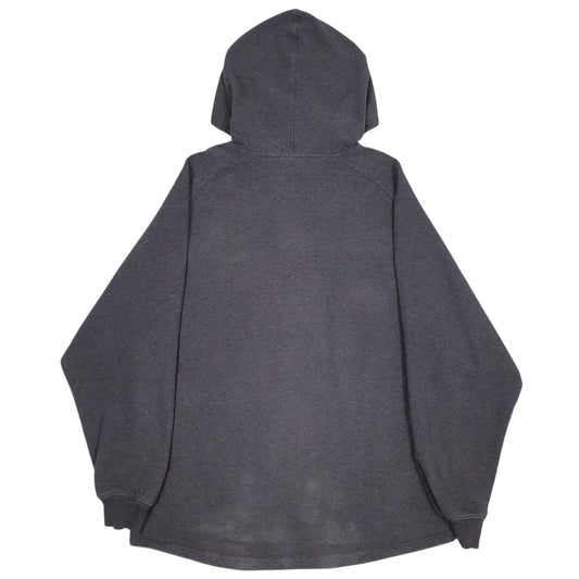 Mens Grey Reebok Baggy Calgary Stampedes Football Hoodie Jumper