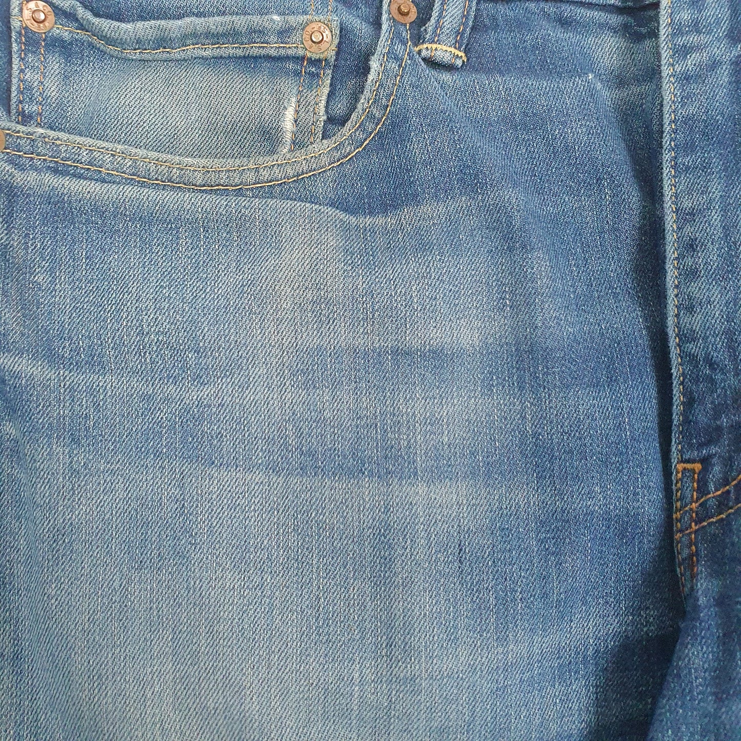 Mens Blue Levis Distressed  Jeans