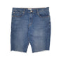 Mens Blue Levis Signature Stretch Cut Offs Denim Shorts