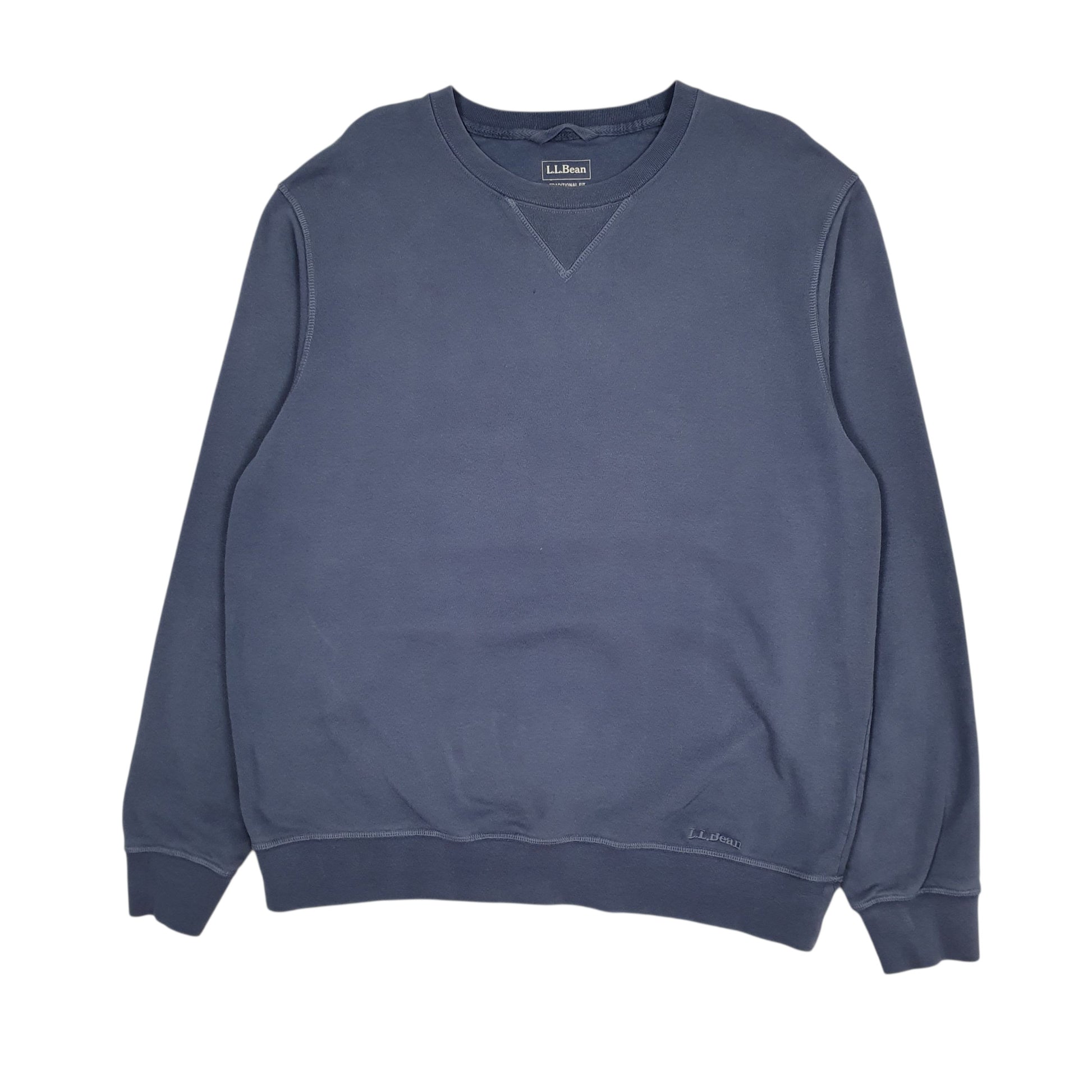 Mens Blue L.L.Bean  Crewneck Jumper