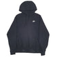Mens Black Nike  Hoodie Jumper