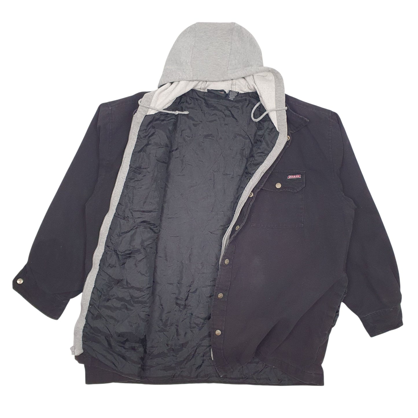 Mens Black Dickies   Coat