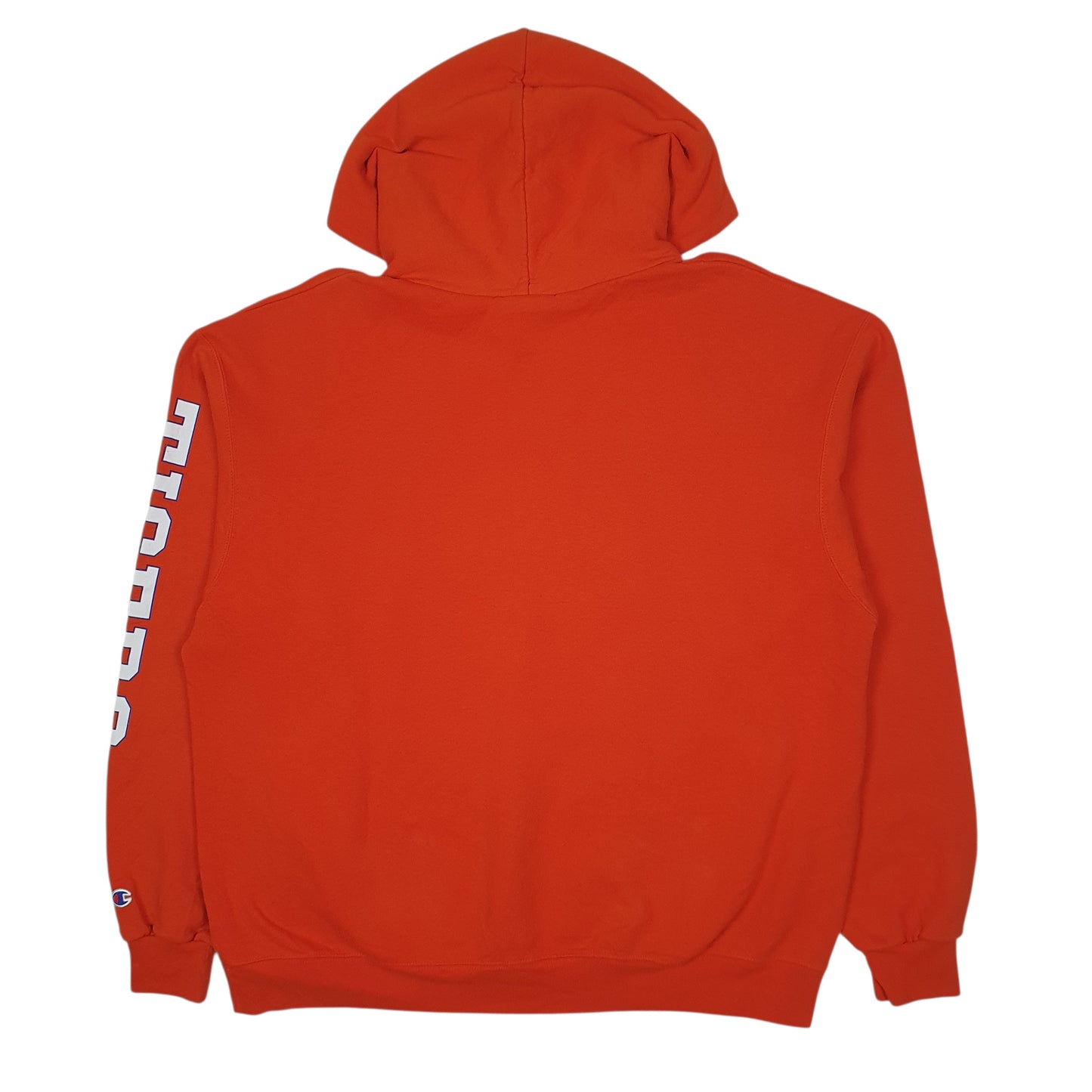 Mens Orange Champion Clemson Tigers Hoodie Jumper