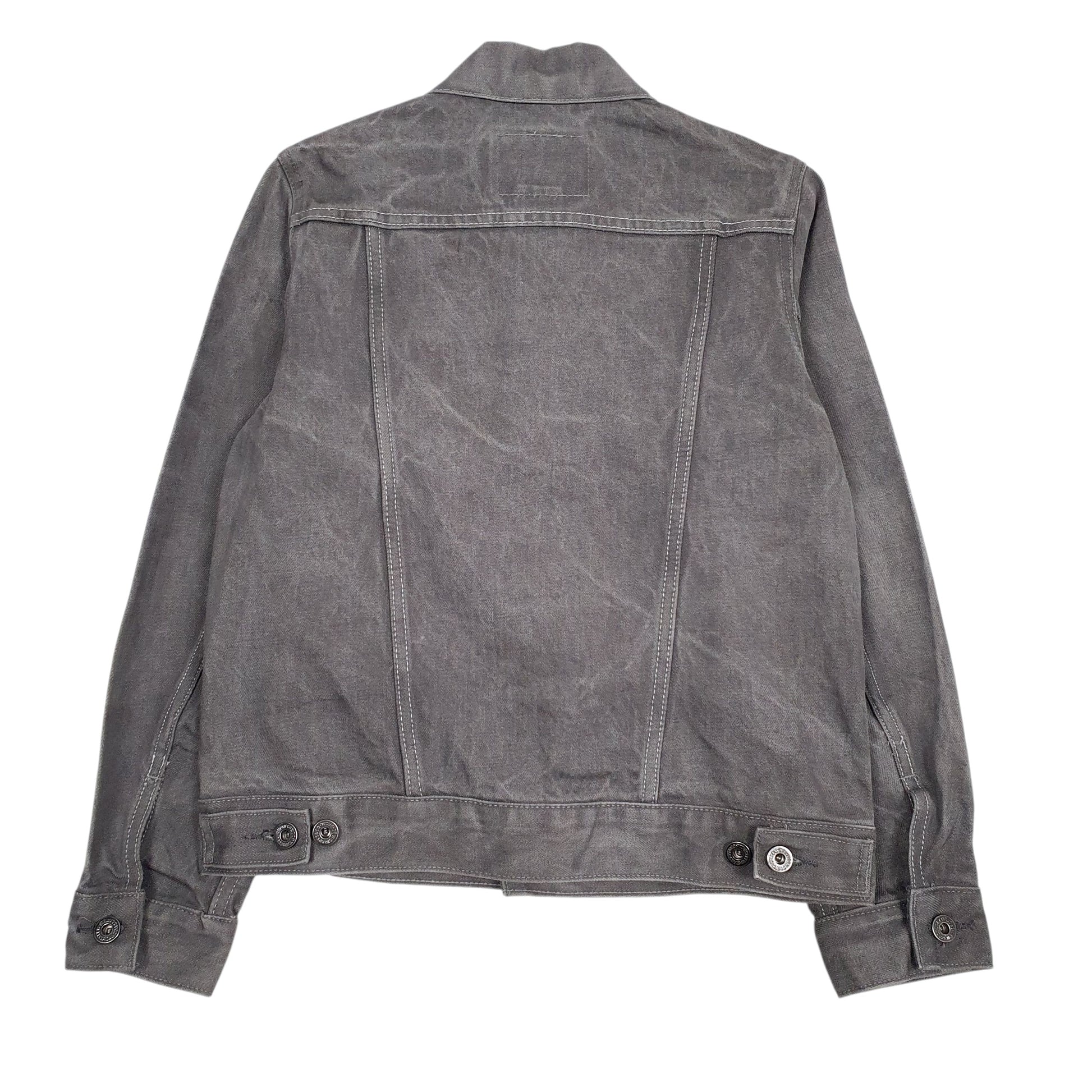 Womens Grey Levis Type 3 Trucker  Coat