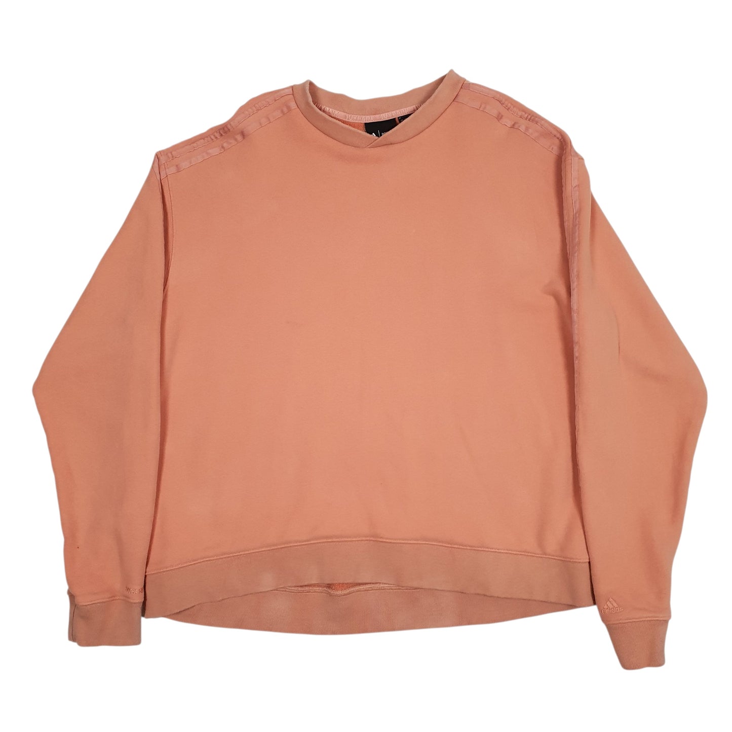 Mens Orange Adidas Heavyweight Ivy Park Crewneck Jumper