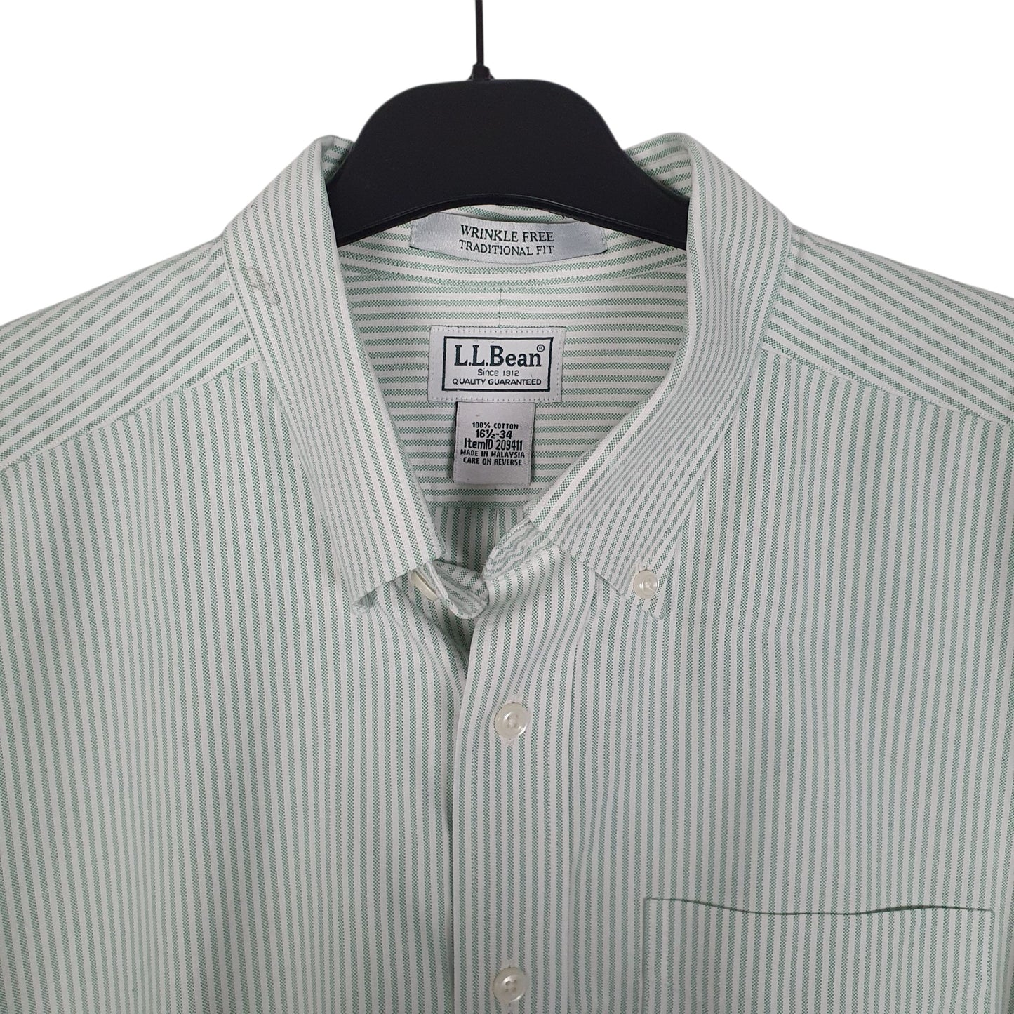Mens Green L.L.Bean   Shirt