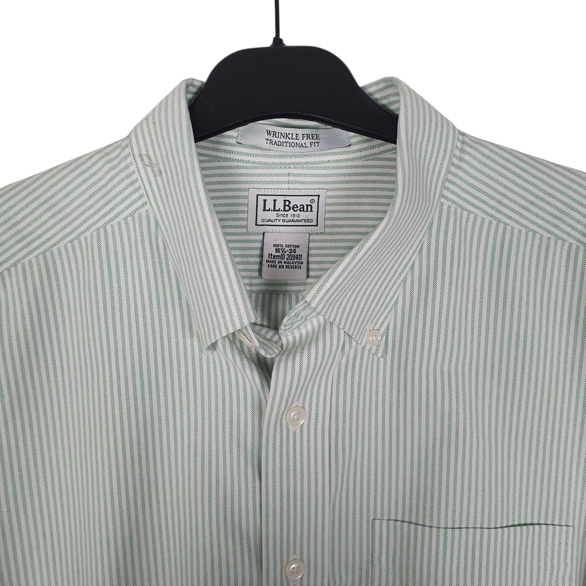 Mens Green L.L.Bean   Shirt