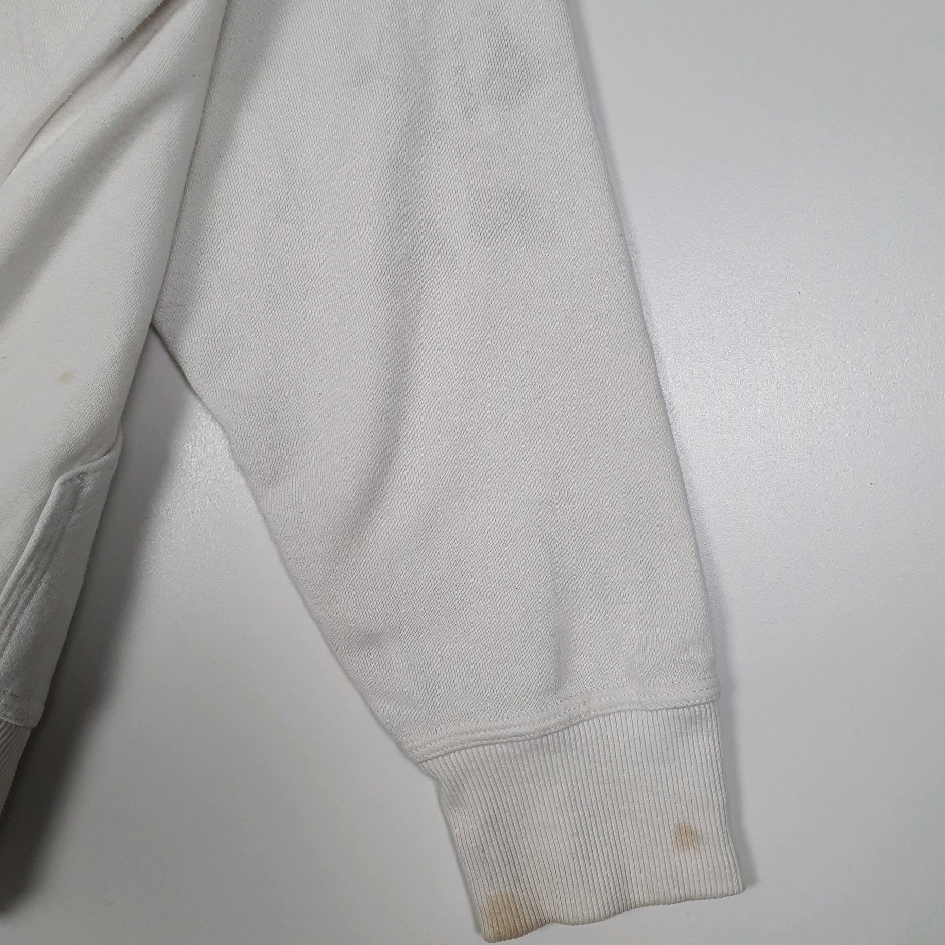 Mens White Champion  Hoodie Jumper