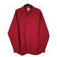 Mens Red L.L.Bean Thick Chamois Long Sleeve Shirt