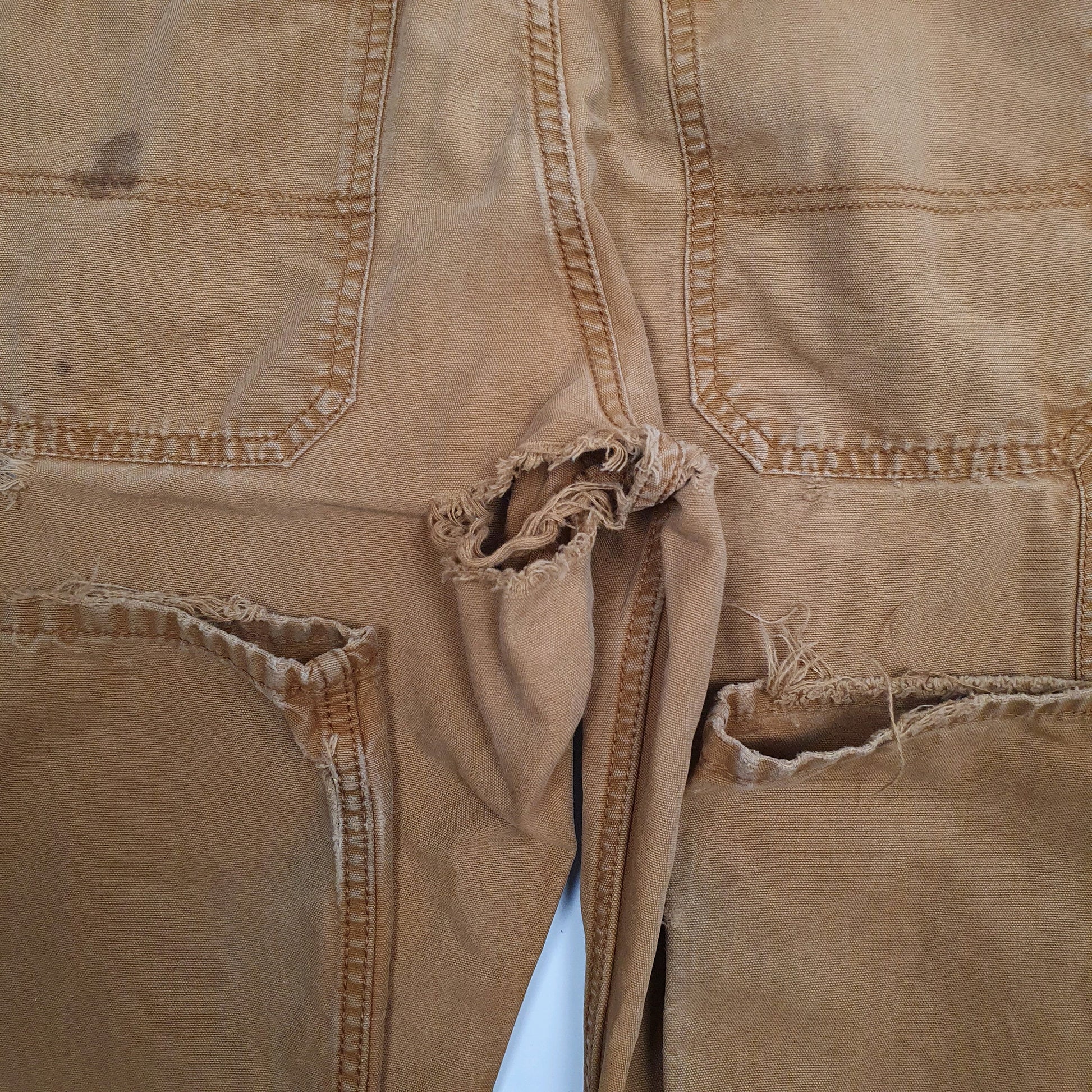 Mens Tan Blue Mountain   Trousers