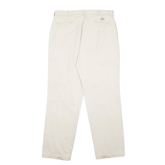 Mens Beige Polo Ralph Lauren Pleated Andrew Pant  Trousers