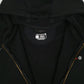 Mens Black Carhartt Hoodie Full Zip Jumper