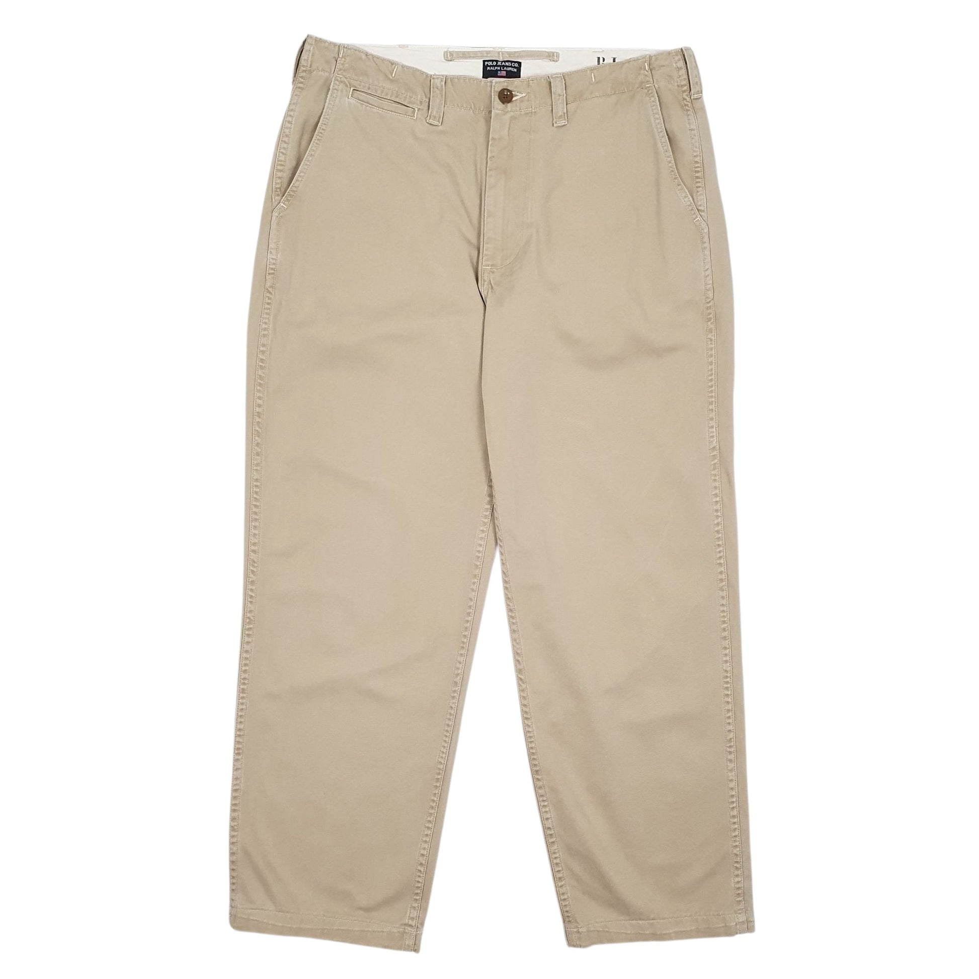 Mens Beige Ralph Lauren Polo Jeans Casual JeansW34 L30