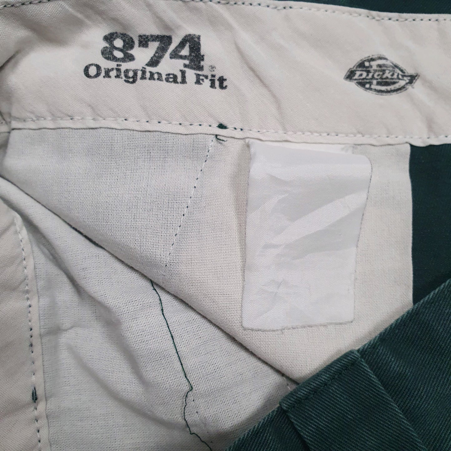 Mens Green Dickies 874 Workwear  Trousers