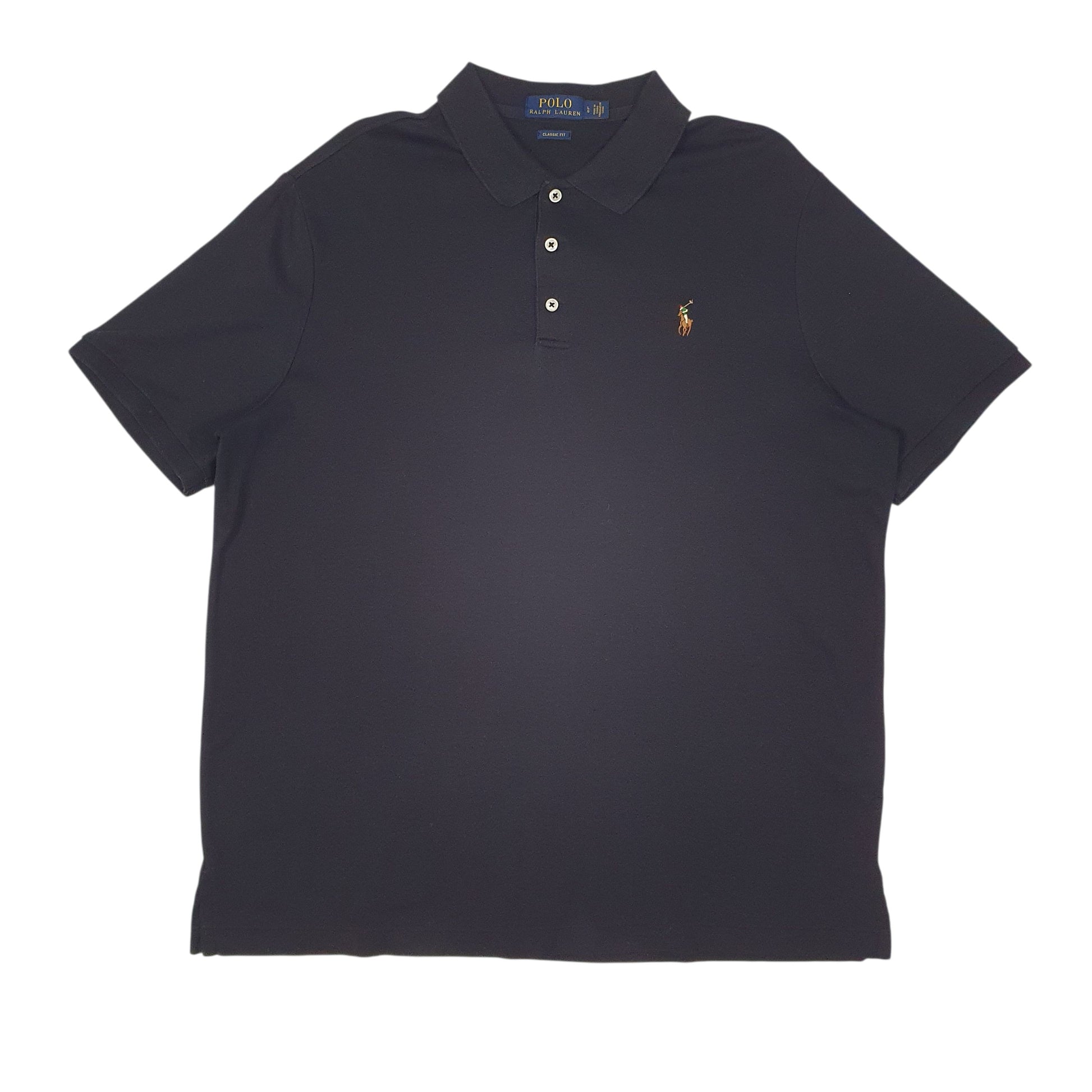 Mens Black Polo Ralph Lauren  Short Sleeve Polo Shirt