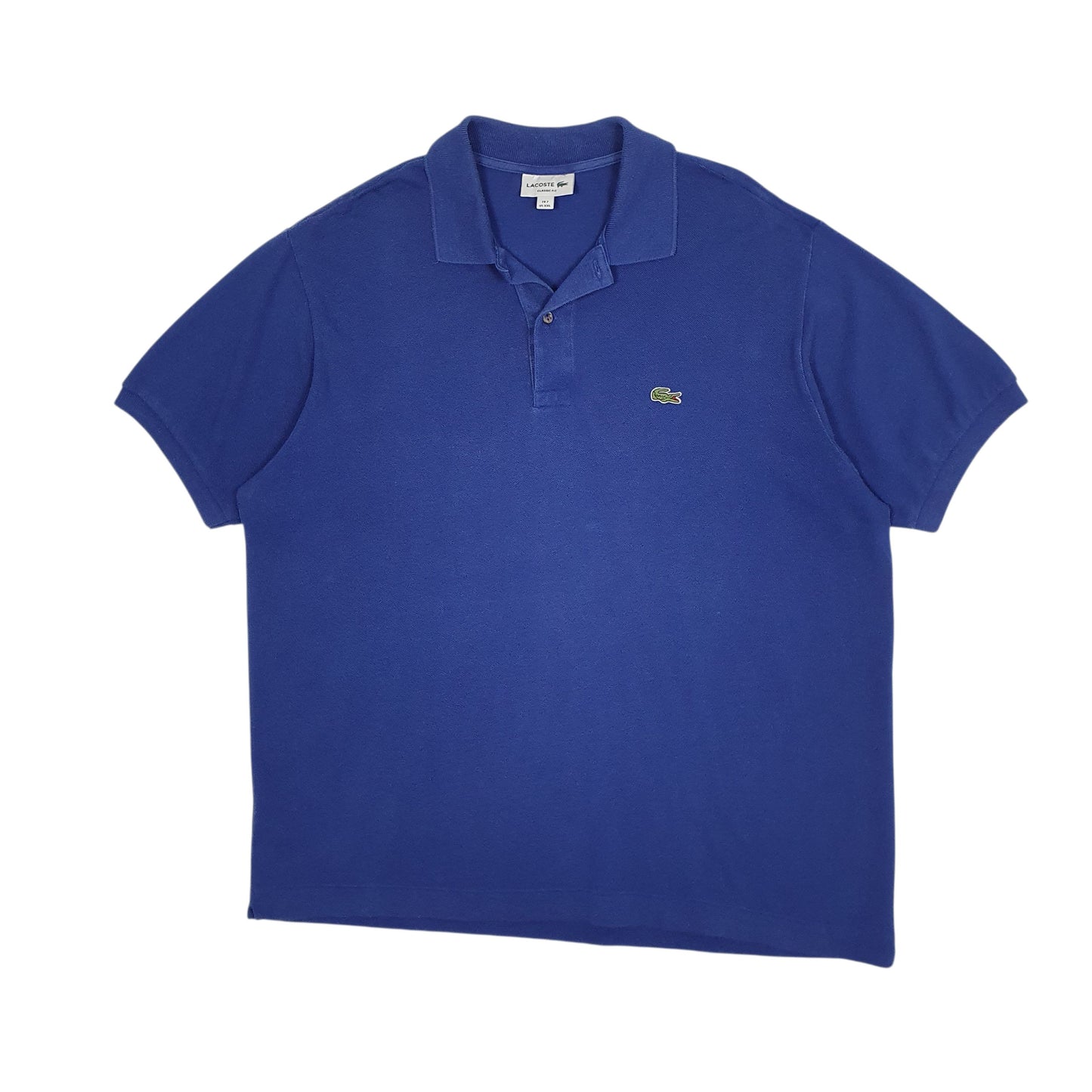 Mens Blue Lacoste  Short Sleeve Polo Shirt