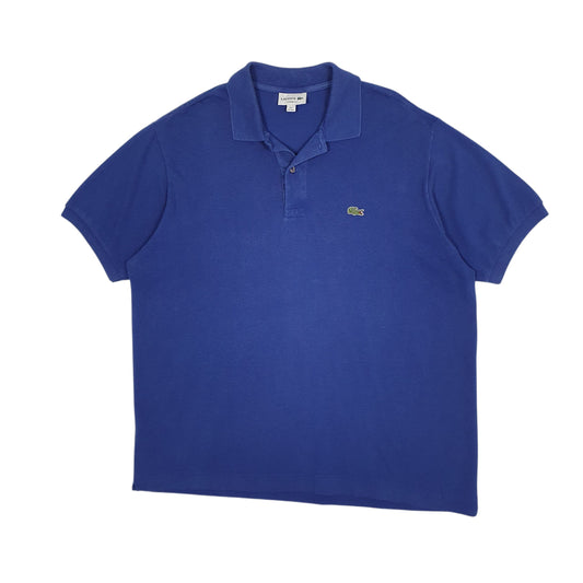 Mens Blue Lacoste  Short Sleeve Polo Shirt