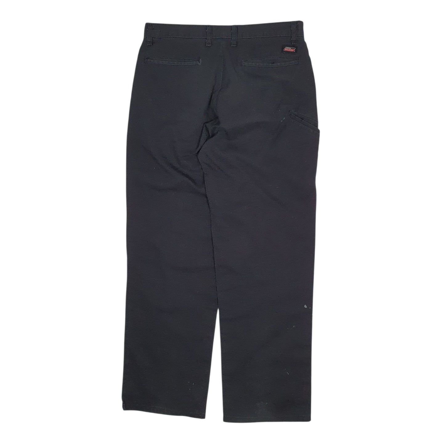 Mens Black Dickies   Trousers