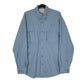 Mens Blue L.L.Bean Walking Hiking Long Sleeve Shirt