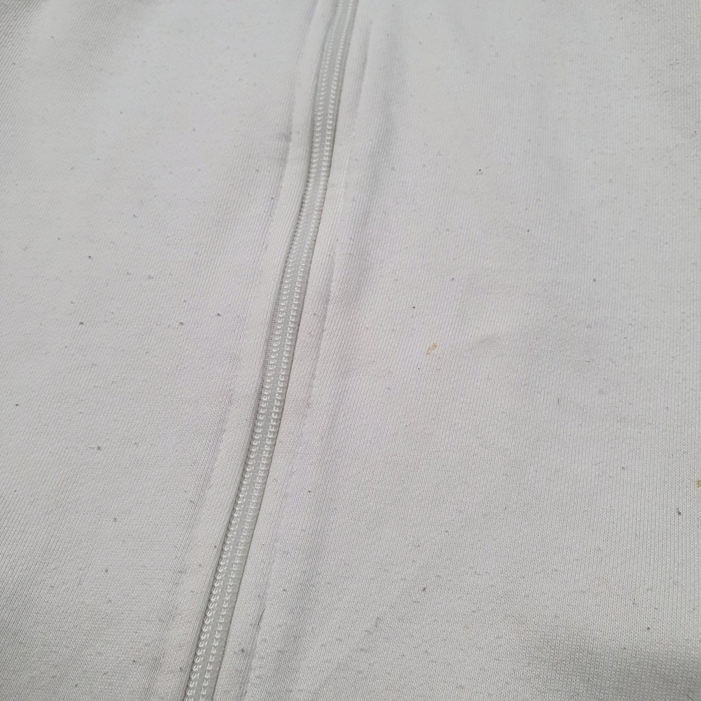 Womens White Reebok Hoodie Full Zip Jumper