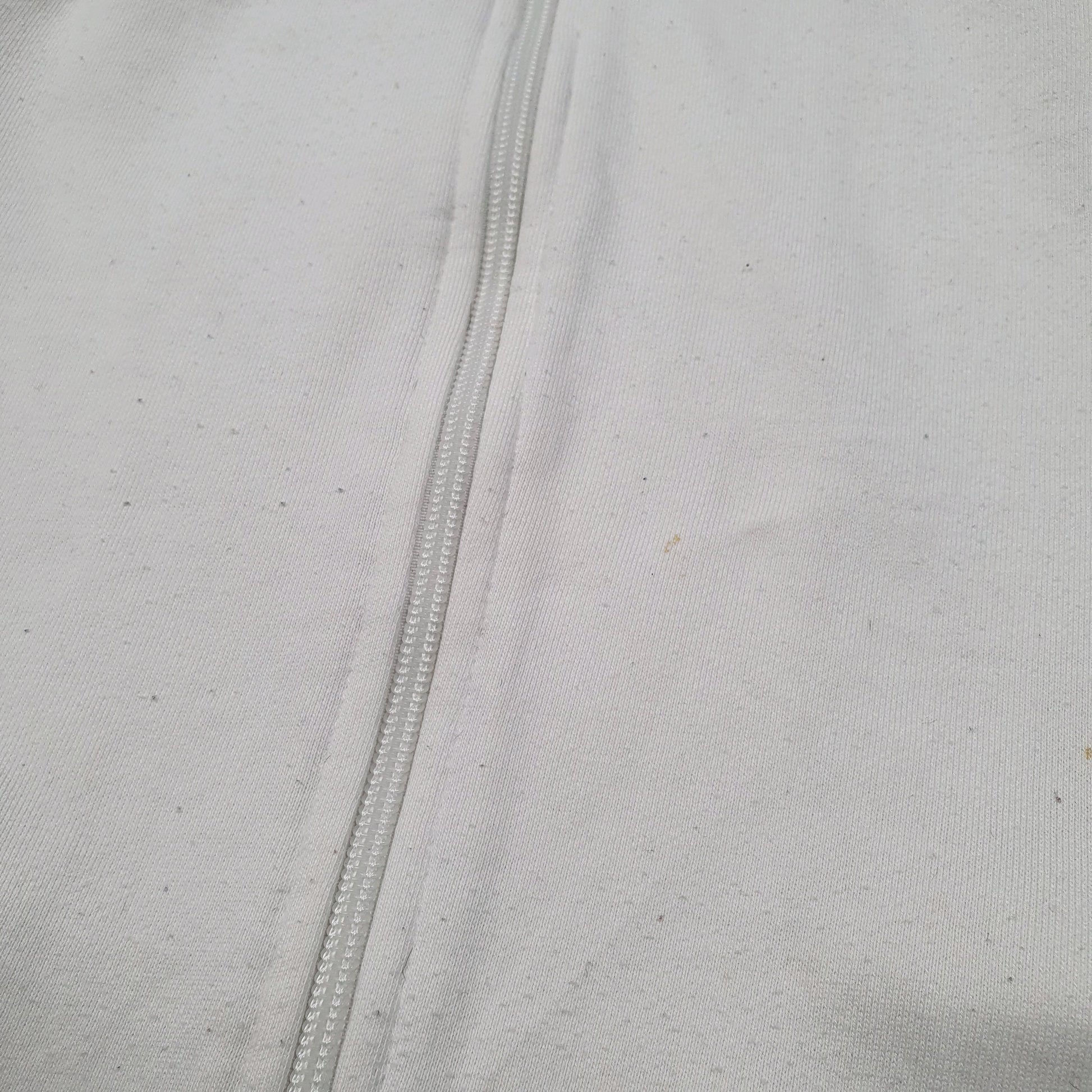 Womens White Reebok Hoodie Full Zip Jumper